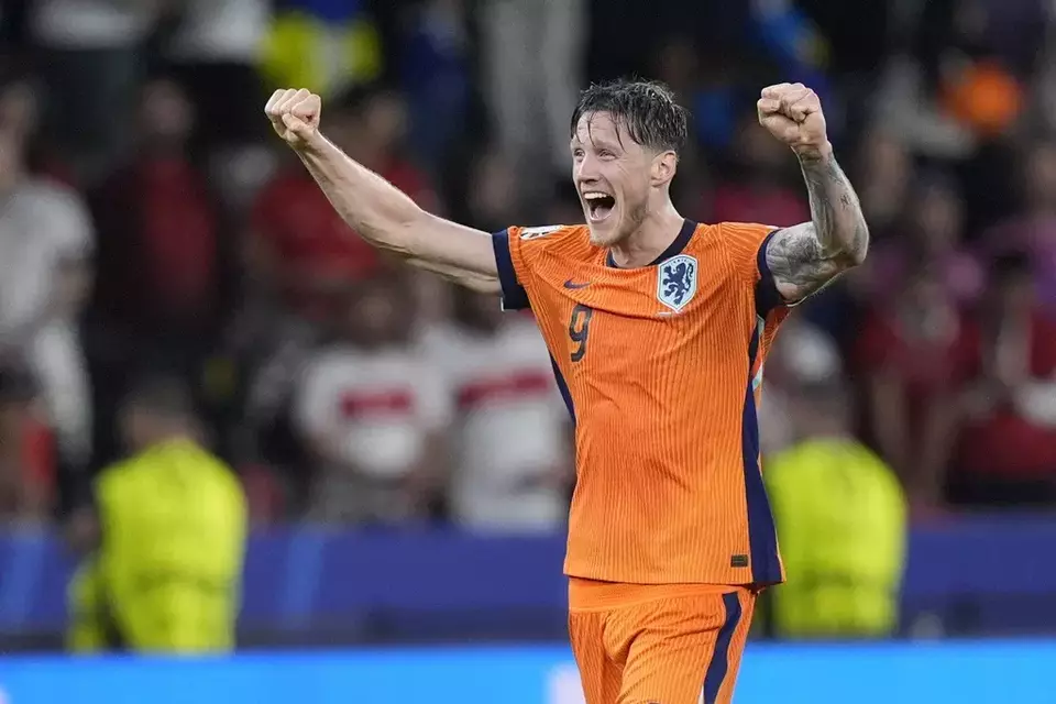 Striker timnas Belanda Wout Weghorst.